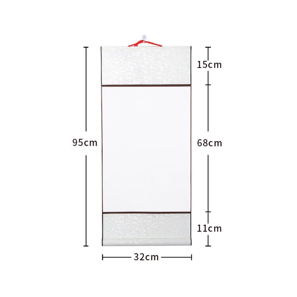 Blank Rice Paper Scroll Thickened Chinese Calligraphy Scroll DIY Handwritten Letter Scroll  Gift