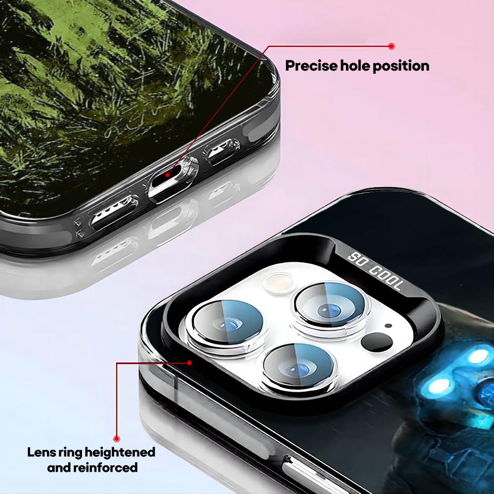 Spiel Stalker 2 heiß Handyhülle schwarz IMD Bunt Silber Geeignete weiche Hülle für iPhone 16 15 14 13 12 11 XS Pro Max