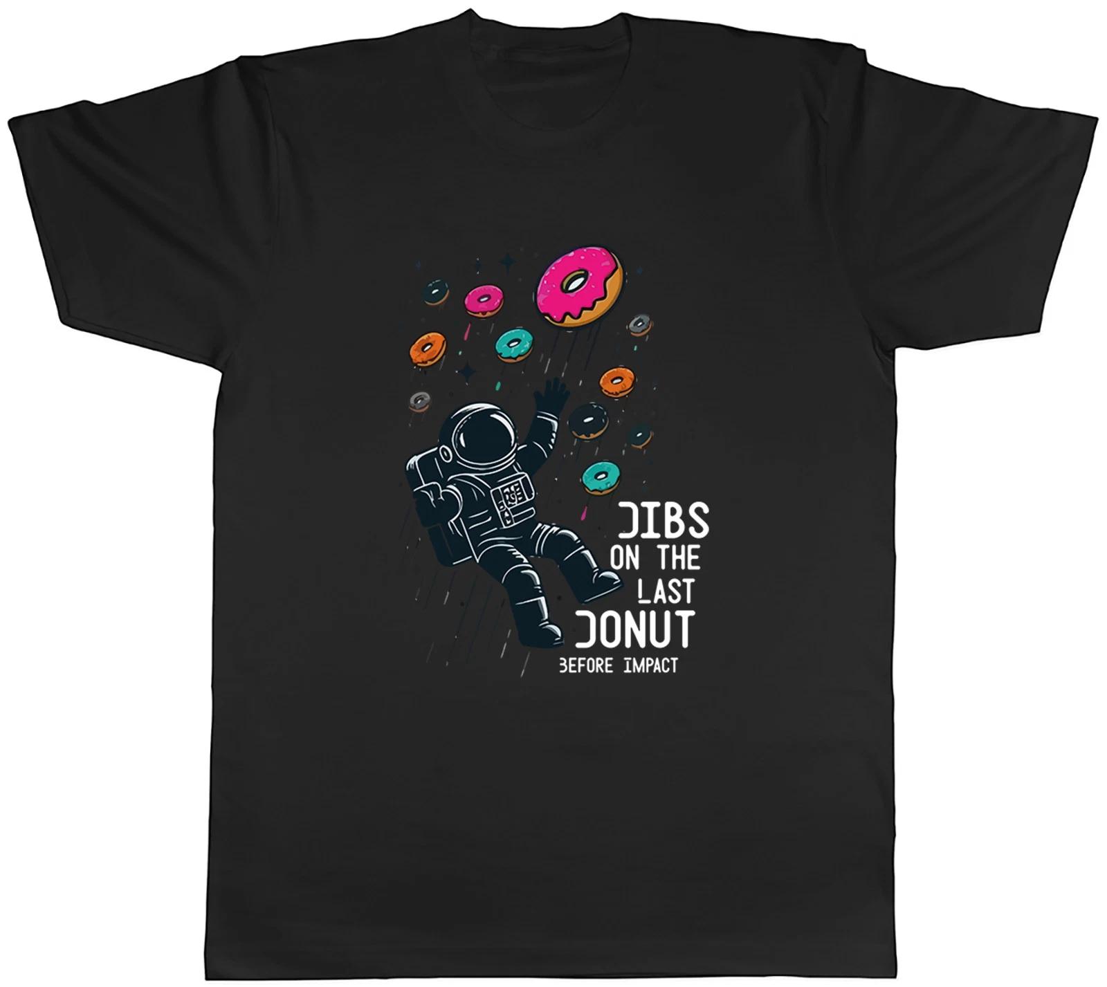Dibs on the Last Donut Before Impact Asteroid Mens T-Shirt Tee Gift Top XS