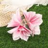 Bright Yellow Floral Hair Hairpin Light Polymer Barrettes for Women Beach Vacation Type Spring Accessories