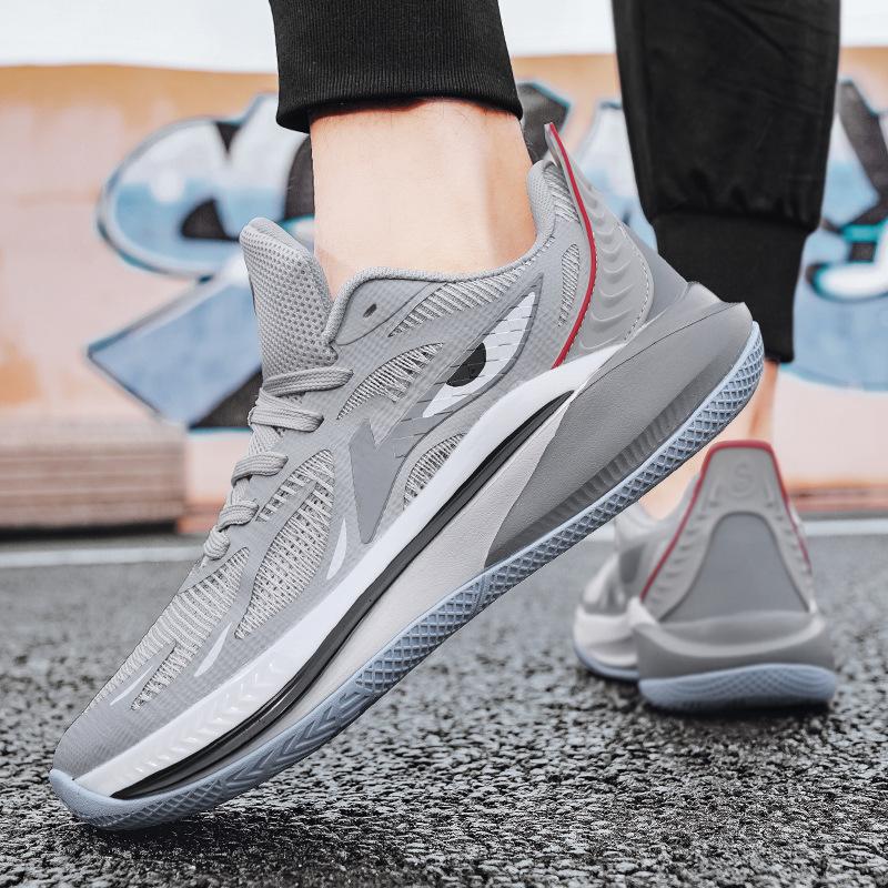 Sonic 12 basketball shoes men's shoes guard actual combat youth sneakers high-top women's low-top children's spring sports sneakers
