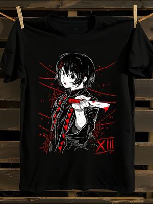 T-shirt Anime Juzo Suzuya Tokyo Ghoul T-shirt Homme T-shirts Femme avec Impression de Lettres Manches Courtes T-shirt Décontracté Street T-shirt Top