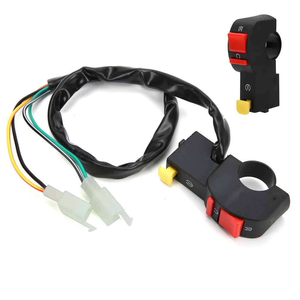 Motorcycle Kill Stop Button Switch Handlebar Ignition On Off Starter Fit for 50cc  110cc  125cc Pit Quad Dirt Bike
