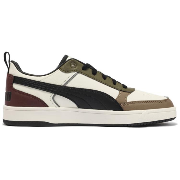 Men's Sneakers PUMA DRIBBLE Abrasion Resistant Low top Skateboard Shoes Unisex White Green