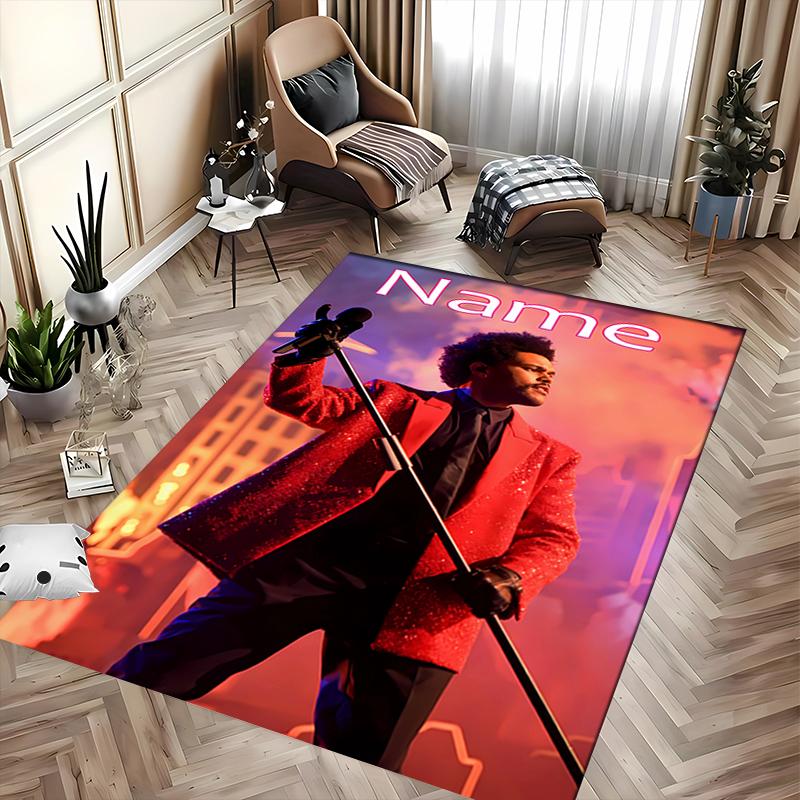 Custom personalization The Weeknd Area Rug - Perfect For Kitchen, Bathroom,Laundry Room Decor Large Size Available,Gift All Seasons