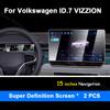 For Volkswagen VW ID.7 ID7 VIZZION 2024-ON Tempered Glass Screen Protector Central Control Screen HD Navigation Dashboard Film