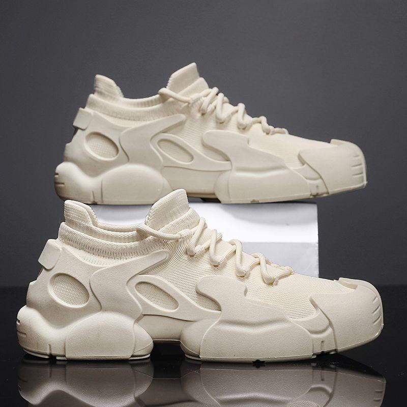 Fashion Minimalist Black Men's Casual Sneakers Outdoor Designer On Clearance Original Fashion Spring and Autumn Sale Male Sports Shoes