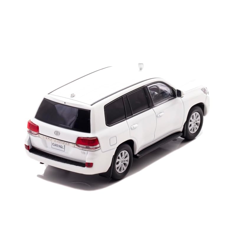 CARNEL 1/43 Scale Toyota Land Cruiser AX G Selection (URJ202) 2015 White Pearl Crystal Shine Finished Product CN431504