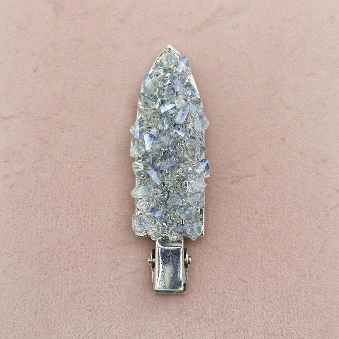 

Crystal Duckbill Hair Clip - High-End Mori Style Hairpin for Side Bangs and Baby Hair