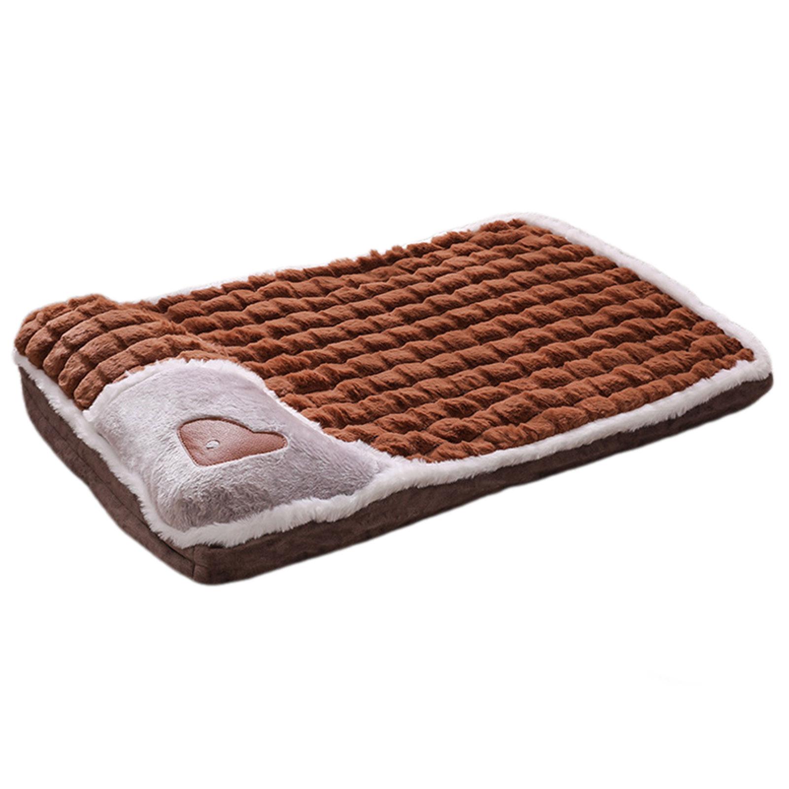 

Cat Bed Winter Warm Thickened Multi-Functional Pet Sofa Cozy Living Room Retreat S кавовий