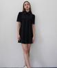 Bye Bye Seop Stitch Half Mini Dress Black [T42]