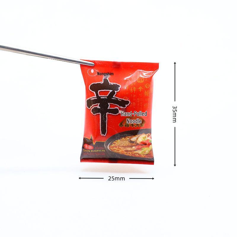 Miniature Instant Noodles Playset for Dollhouse Pretend Play