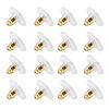 120 Pcs Earring Backs with Pad Hypoallergenic Earring Stoppers Acrylic Earring Backings Replacement for Lost Earring Backs DIY Earring Making