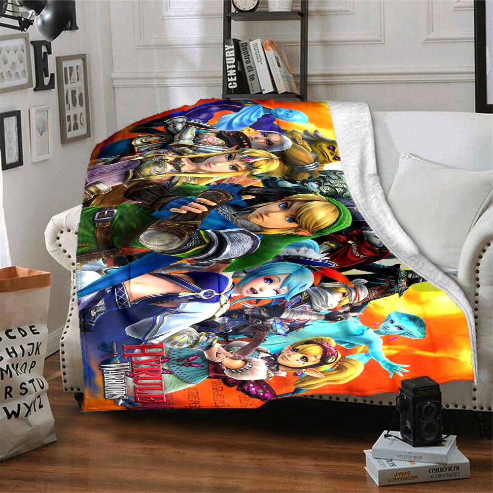 Hyrule Warriors Legend Blanket Soft Throw Blanket For Home Bedroom Bed Sofa Travel Office Solid Christmas Blanket
