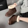Women's Fur One Thick Sole Winter Lightweight Warm Padded Snow Boots Non-slip Wear-resistant Casual Sneakers Fur Cotton Boots