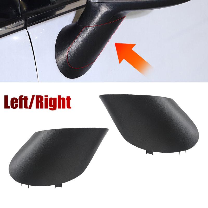 Left & Right Rearview Mirror Cover Arm Stem Cover Stem Cap Trim For Fiat 500 2012 2013 2014 2015 2016 2017 735450654 735450655