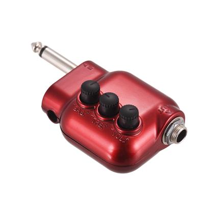 Akustik Gitar için Bas Tiz EQ Ses Kontrolü ile Mini Preamplifikatör Preamp 6.35mm Fiş