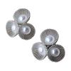 Elegant French Pearl Flower Stud Earrings - High-End Hollowed Out Design
