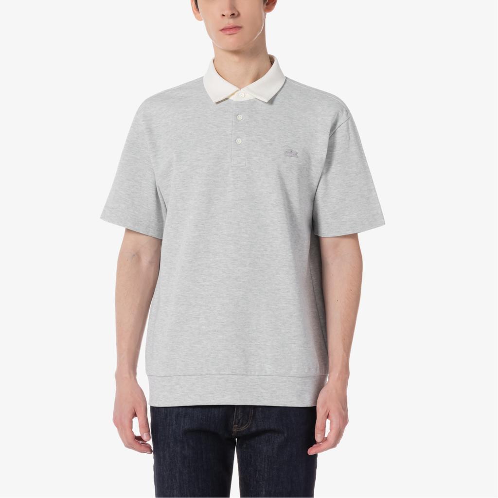 LACOSTE Polo Shirt Men's Light Gray PH644E-55G-CCA