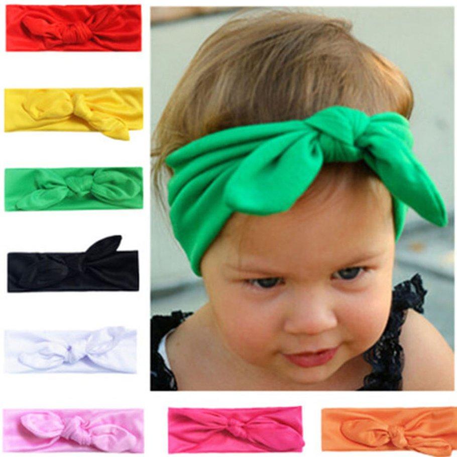 KC European and American Children's Hair with Elastic Cloth Rabbit Ear