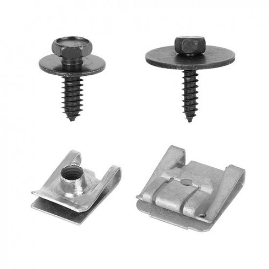 Pack of 24 for Mercedes-Benz E-Class W211 02-08 Engine Under Tray Clips Screws