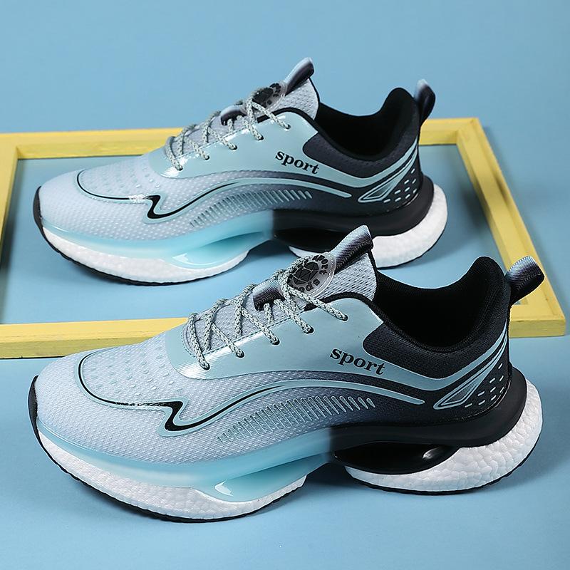 Boty Pánské plus Velikost Módní Letní Prodyšná Síťovina Trendy Pánské Boty Popcorn Pánské Lehké Běžecké Tenisky