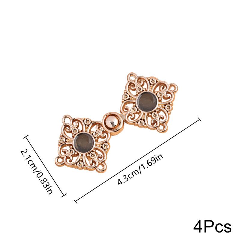 1Pc Scarf Clasp DIY Jeans Waist Button Sewing Hanfu Buckle Reduce Waist Chinese Knot Buttons Retro Women Fashion