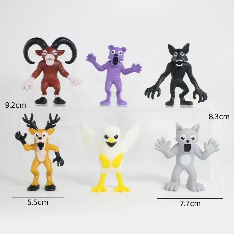 6pcs/set Hot game 99 Nights In The Forest NewGame Peripheral Action Figures Birthday Gifts Toys for Kids Halloween Gifts