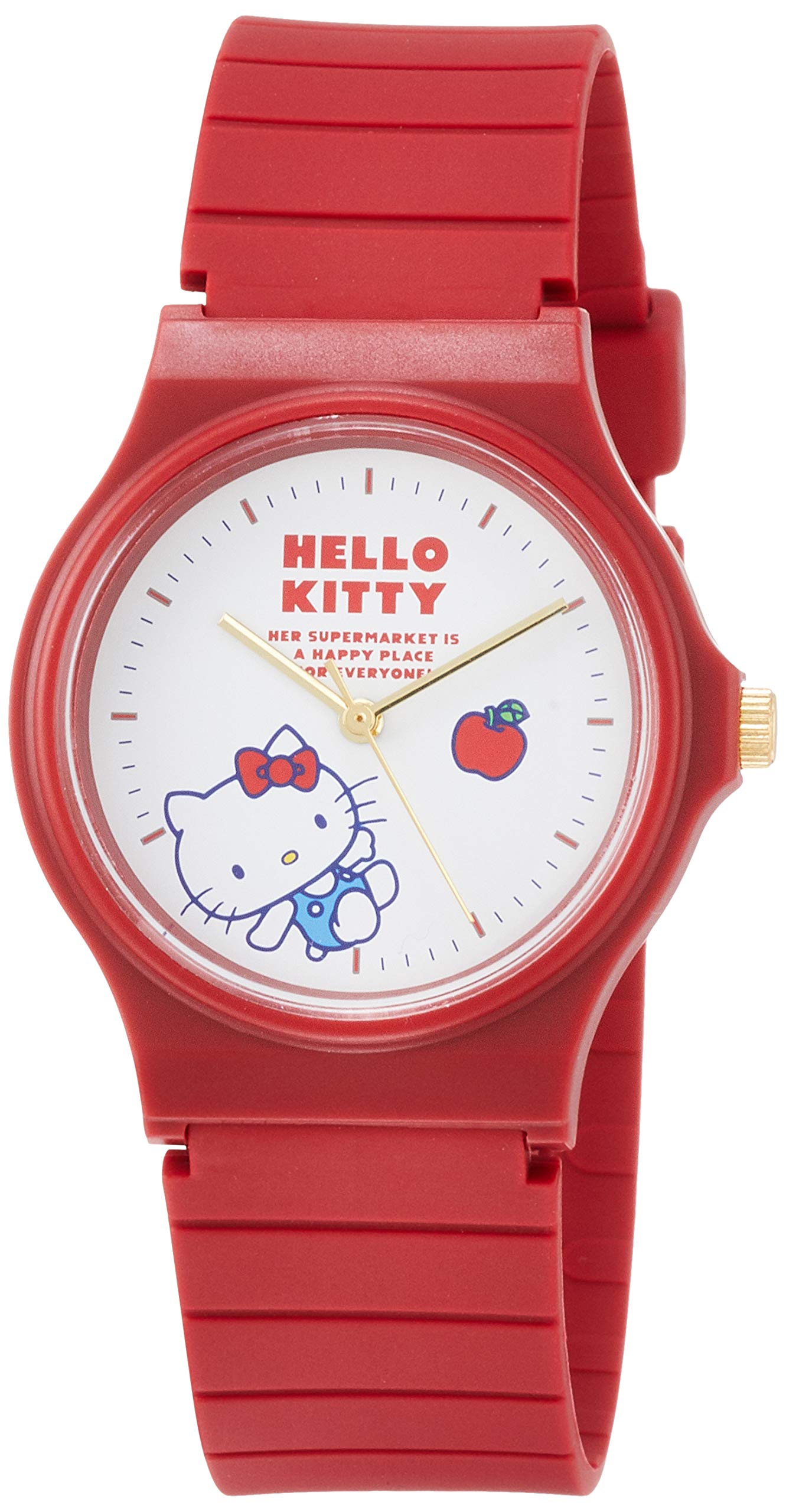 

[Fieldwork] Watch Fieldwork Analog Hello Kitty Rubber Belt KT003-2 Women s Red