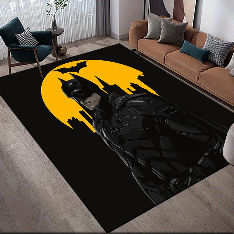 Batman Classic Element Square Area Rug, Non-Slip Floor Mat for Bedroom, Perfect Gift for Fans.chl