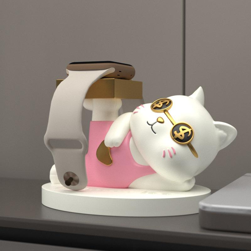 Charging Stand for Apple & Huawei Watches: Apple Watch, iWatch 8 - Creative Support Base & Ornament