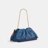 COACH Faye Iconic Denim Large Shoulder Crossbody Bag