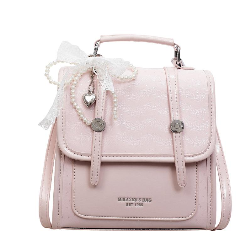 Schoolbag1011 new Korean version ins retro backpack women's fashion textured shoulder bag commuter casual small backpack