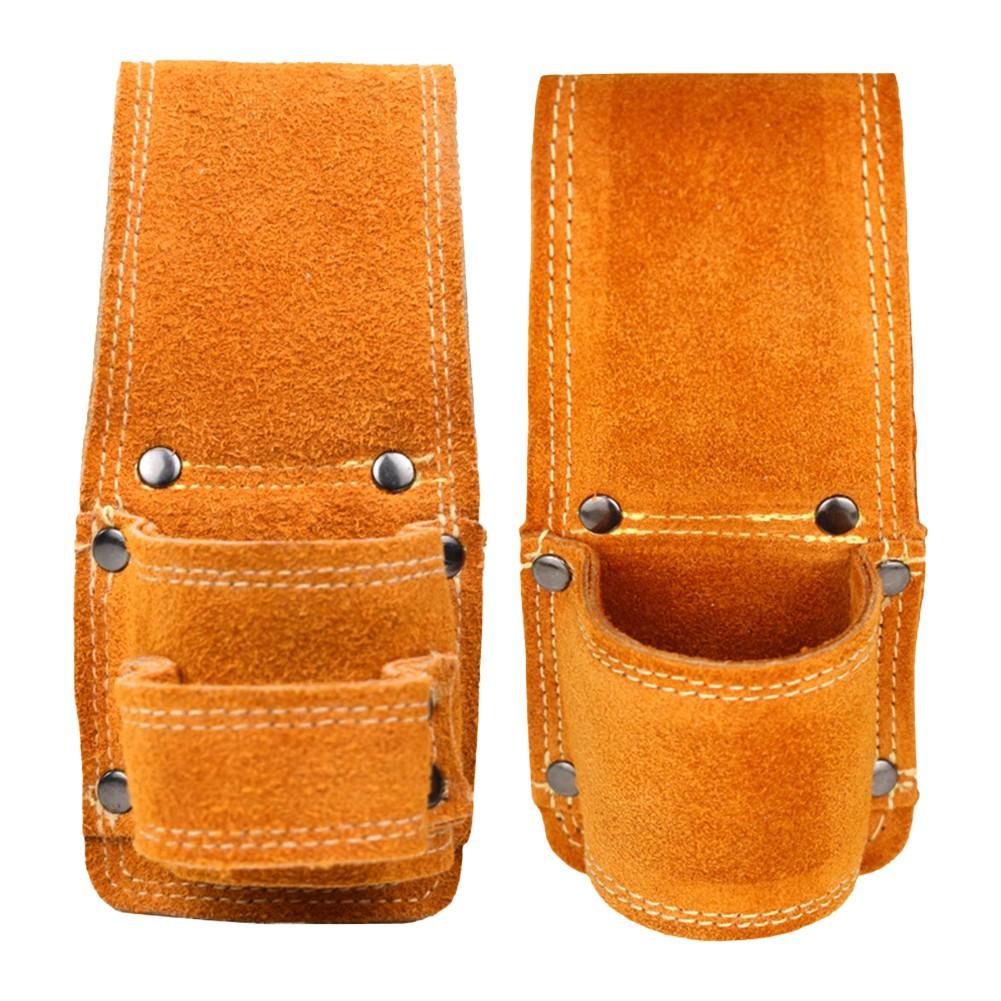 Cowhide Leather Hammer Hanger for Easy One Handed Operation on For Belt