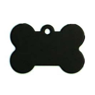 Cheap Multicolor Aluminum Dog Collar Tags Custom Logo Bone Shape Features Lights Solid Pattern Material