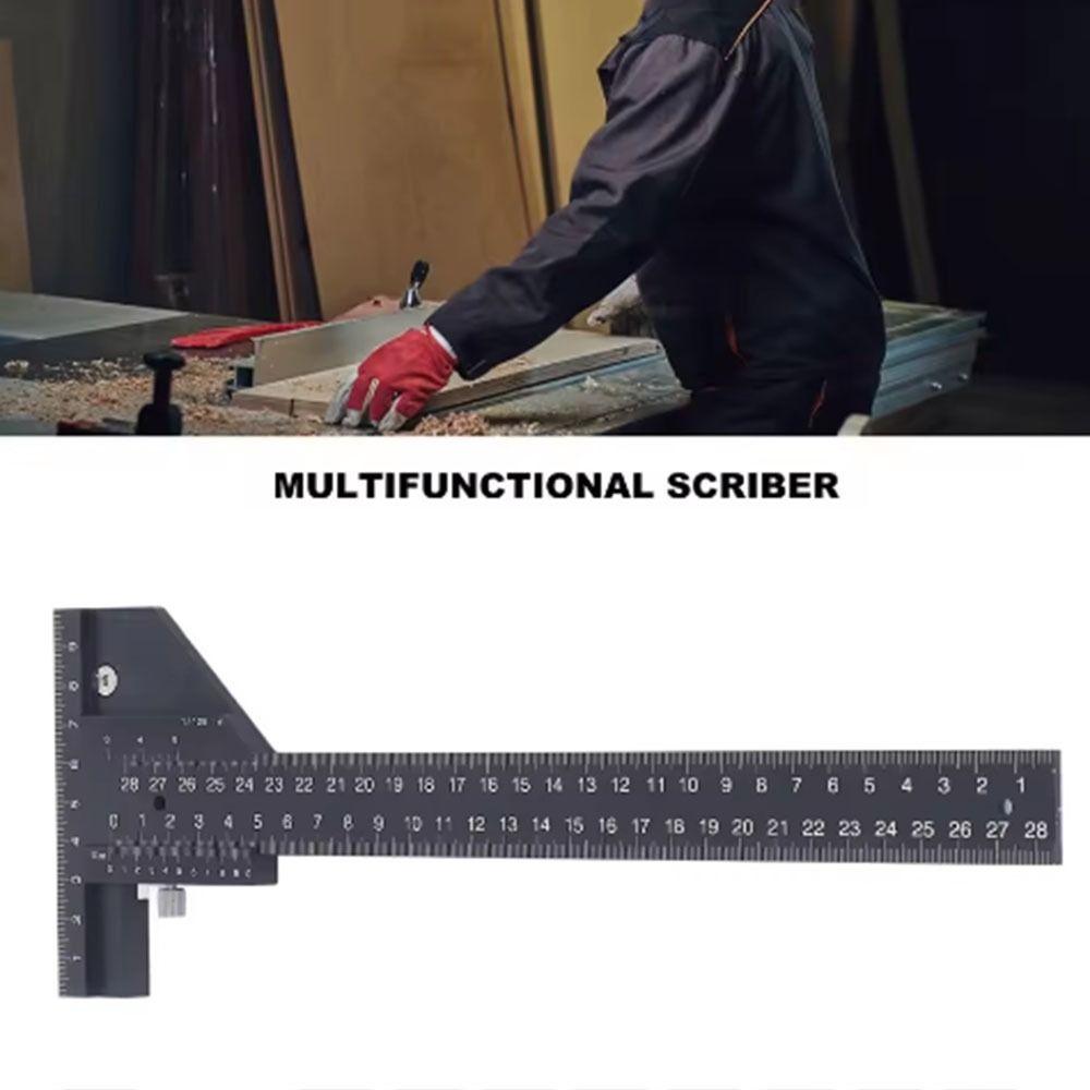 0-280mm T Shaped Ruler High-precision Marking Gauge Professional Scribe Ruler  Carpentry DIY Tools
