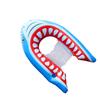 Shark Pool Float Chair with Cup Holder for Adults Inflatable Pool Float Lounge with Handles , Inflatable Float for Swimming Pool