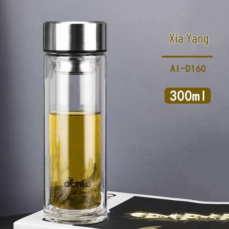 Aiqiwo Double Wall Glass Tumbler