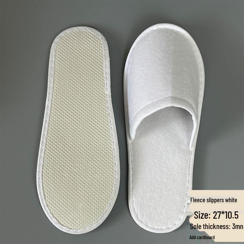 Thickened Non-Slip Disposable Slippers for Hotels and B&Bs