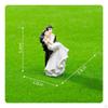 Bride and Groom Figurine Romantic Miniature Couple Figure Mini with for