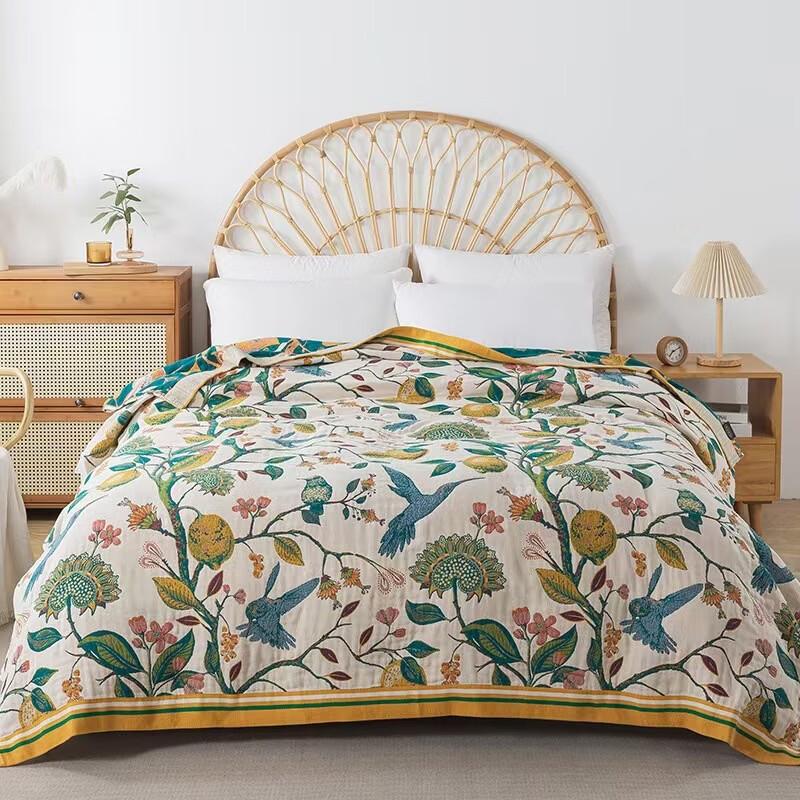 Brangdy Lyocell Gauze Quilt - Forest Floral