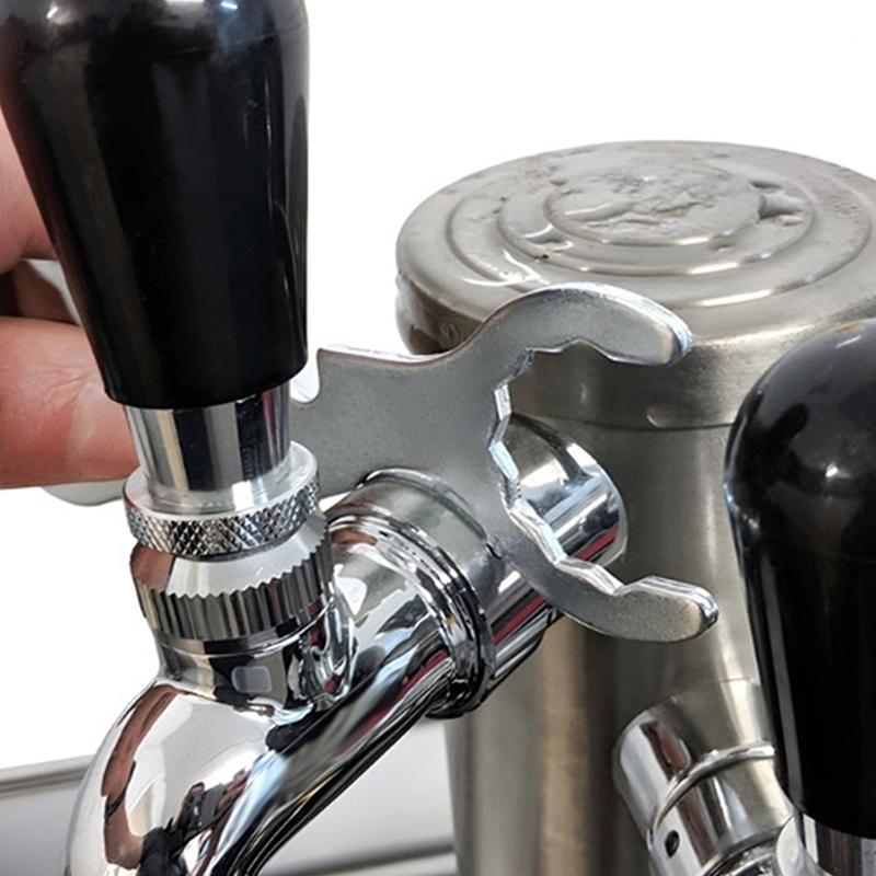Kegland 7 In 1 Faucet Tap Wrench/Spanner Tool - Duotight Tube Remover A Fixed Wrench For Disassembling The Beer Faucet