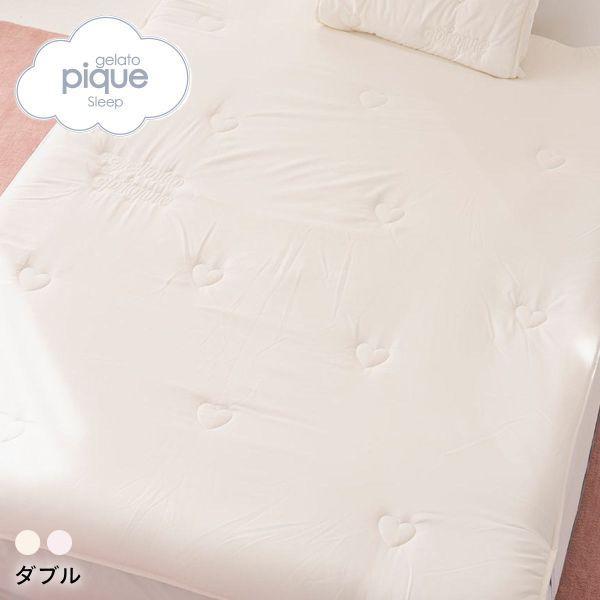 gelato pique sleep heart logo bed pad double gelato pique sleep