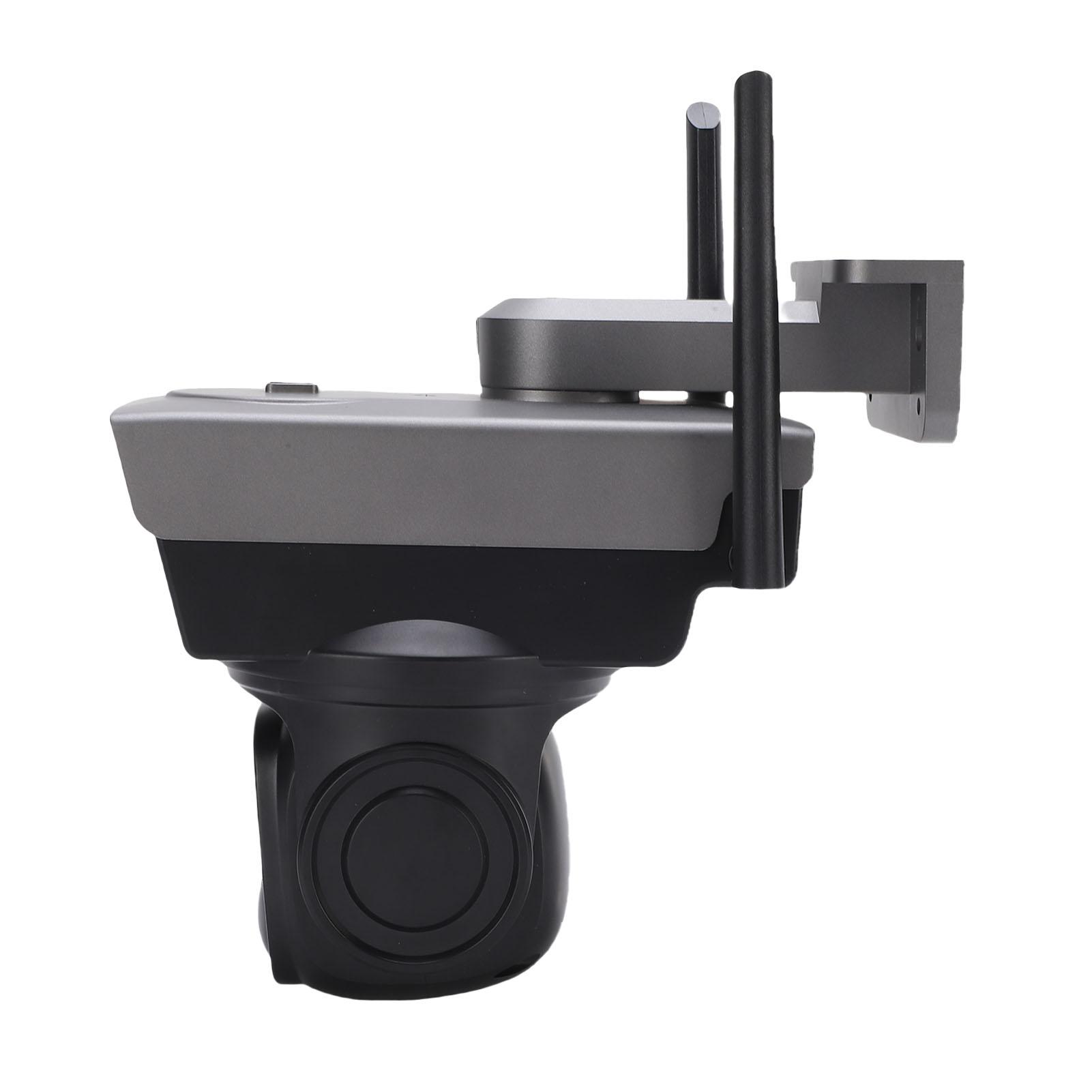 

Сонячна вулична камера Водонепроникна Виявлення руху Низьке енергоспоживання Подвійний об єктив Кут огляду 360 градусів Бездротова 4G