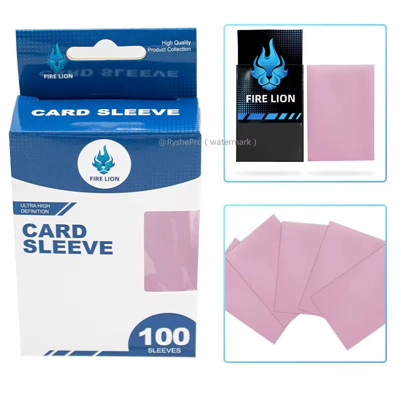 100PCS 66x91mm Matte Card Sleeves Standard Size Protector for Competition TCG, PKM Trading Card Tsarot and Board Game Shields