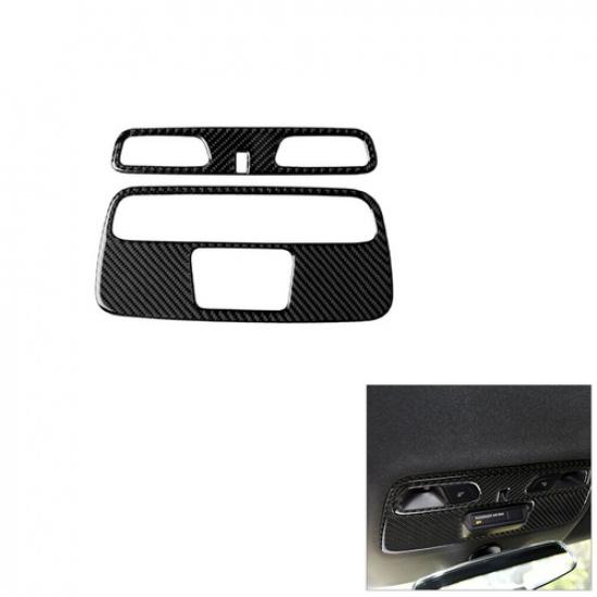 For Chevrolet Camaro 2017- Carbon Fiber Roof Reading Light Panel Cover Trim