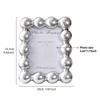 8 Inch Resin Photo Frame Luxury Picture Display Frame DIY Round Ball Border Frame  Office Desk