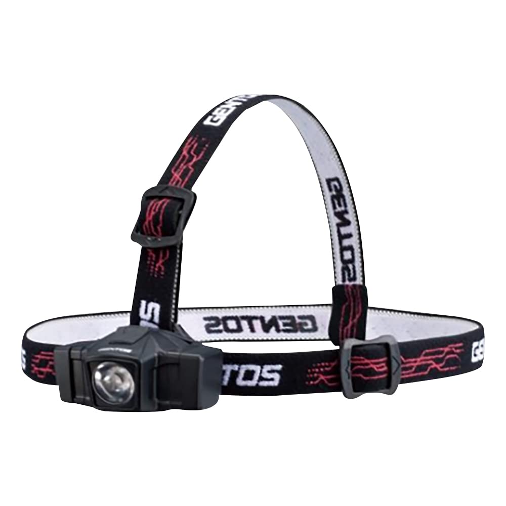 

GENTOS GD-002D LED Headlamp, Compact and Lightweight, 80g, AA Battery Powered, 50 Lumens, for Hiking and Fishing