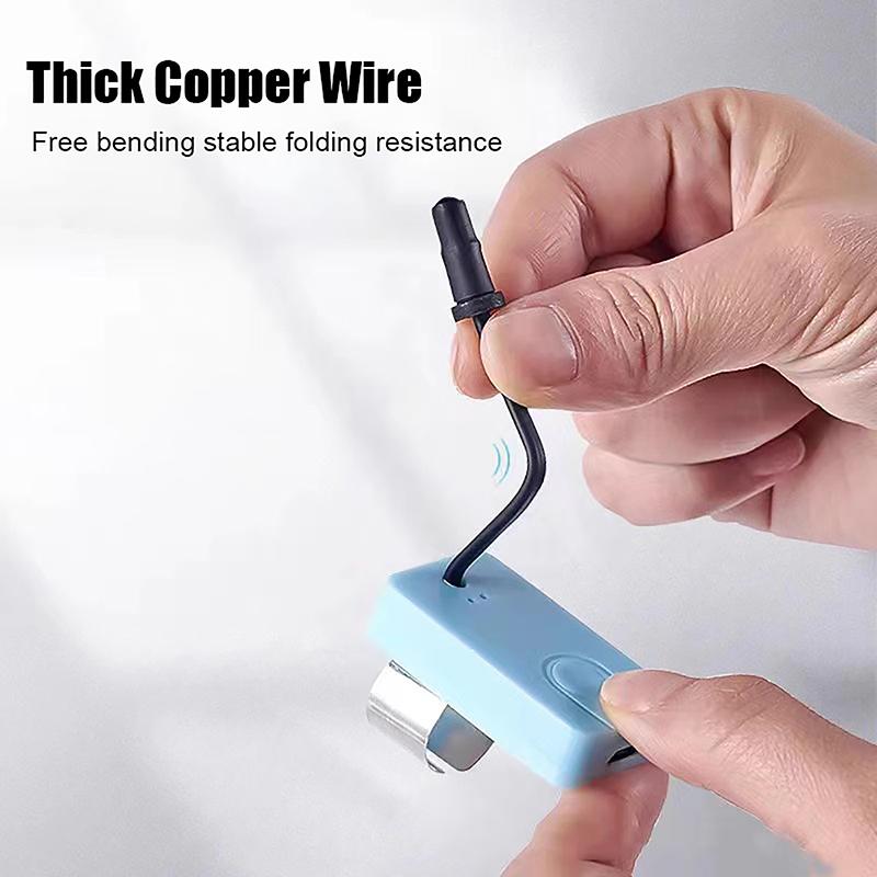 Pink Practical Ear Picking Tool Led Thumb Light Picks Supplies Removing Wax Rechargeablethree-Level Brightness Earpick Lamp