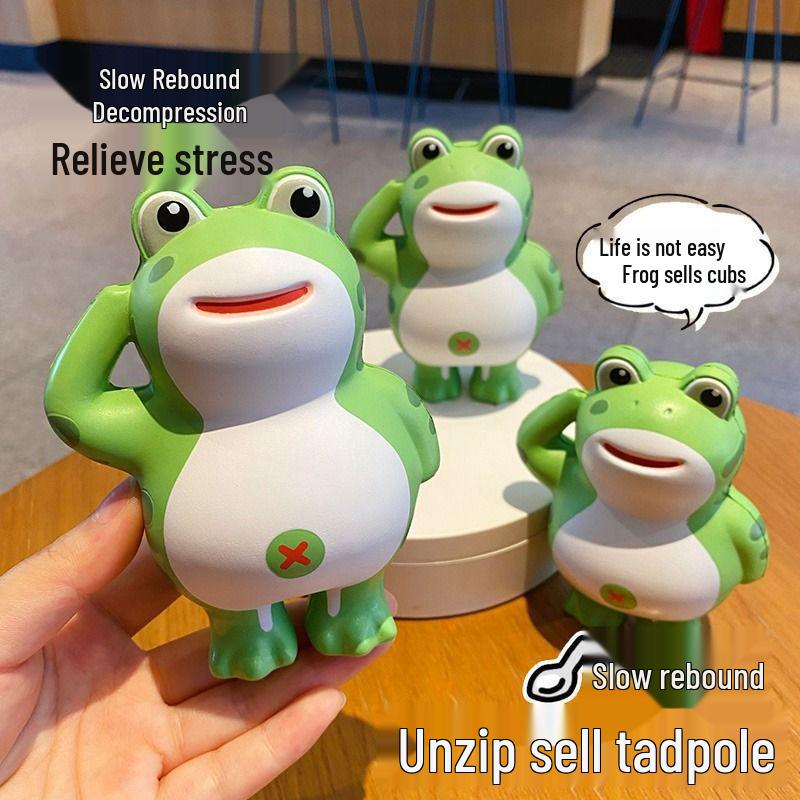 

Игрушка-антистресс Принц-лягушка - Милое креативное украшение для снятия стресса